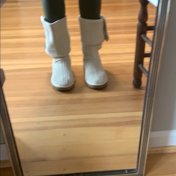 Ugg Tall Cardy Button Boot in Sand - Picture 10 of 10